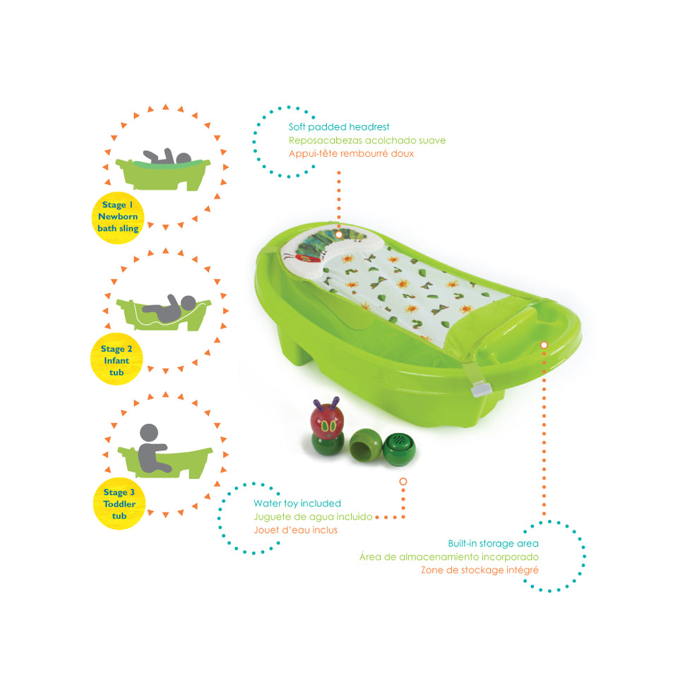 The Very Hungry Caterpillar Deluxe Bath Tub