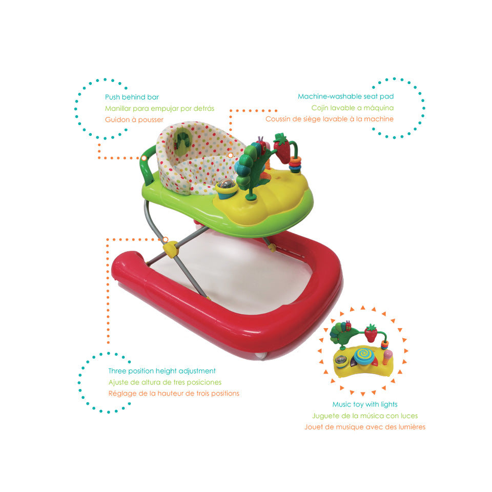 The Very Hungry Caterpillar™ 2 in 1 Activity Walker by Creative Baby