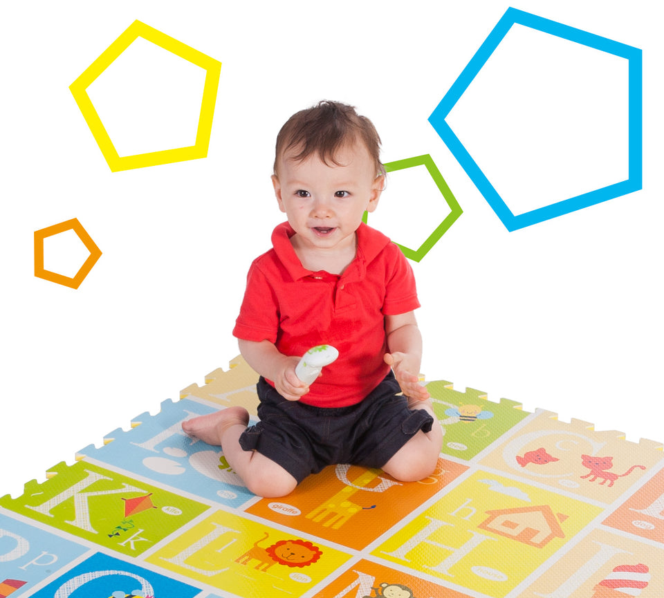 Creative Baby 9 Piece Interactive Playmat i-Mat™, Alphabet